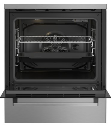 BEKO CUC. FBE69100X INOX INDUZIONE 60X60Forno Elettrico Ventilato, 6 Funzioni, 4 Zone Cott