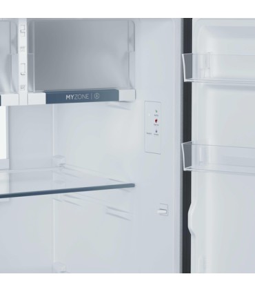 HAIER FRIGO HPR5718ENMX INOX (E) 464LT  (HxPxL)185x69,5x70cm, Total No frost, Porte Rever.