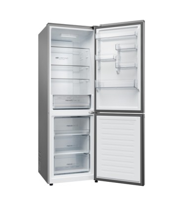 HAIER FRIGO HDPR1618ANPD INOX DARK (A) 355 ltHXLXP1850x595x667mm, NO FROST, Cassetto Fresh 0°