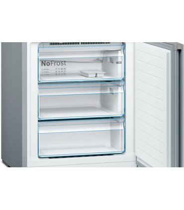 BOSCH FRIGO KGN49XLEA INOXLOOK (E) 438LT  (HxPxL)203x67x70cm, No frost, VitaFresh Plus