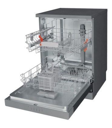 HOTPOINT LAVAST. HA2FFD14BX INOX (D)(AxLxP)85x60x59cm, 14 Coperti, 5 Programmi,