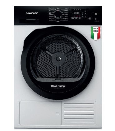 SANGIORGIO ASCIUG. SDR8I 8KG (C)MADE IN ITALY 844 x 596 x 630 mm, Inverter, Pompa di calore