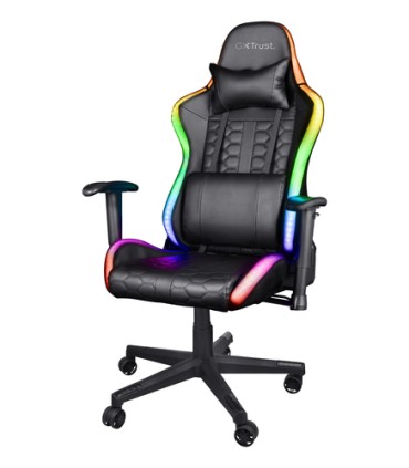 TRUST SEDIA GAMING GXT-716 RIZZA RGB25376 - GXT 716 RIZZA RGB GAMING CHAIR - BLACK
