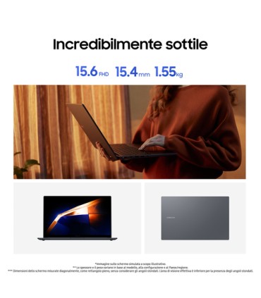 SAMSUNG NOTEBOOK 4 16/512GB C715.6 C7 16512GB W11 GRAY