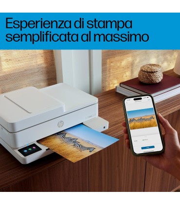 HP STAMPANTE ENVY 6520E ALL-IN-ONE PRINTSTAMPA COPIA SCANSIONE FAX DA DISPOSITIVI MOBILI