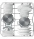 HOTPOINT LAVAST. HA4FFB14BX INOX (B)(AxLxP)85x60x59cm, 14 Coperti, 7 Programmi,
