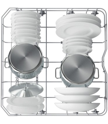 HOTPOINT LAVAST. HA4FFB14BX INOX (B)(AxLxP)85x60x59cm, 14 Coperti, 7 Programmi,