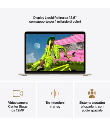 APPLE MACBOOK AIR M5 13" 16GB/512GB 2026 STARLIGHTM5 chip with 10 core CPU and 8 core GPU