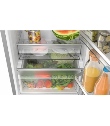BOSCH FRIGO. KGN397LDF METAL (D) 363LT(HxPxL)203x66,5x60cm, Total no frost, Inverter