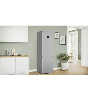 BOSCH FRIGO. KGN397LDF METAL (D) 363LT(HxPxL)203x66,5x60cm, Total no frost, Inverter