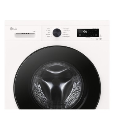 LG LAVAT. F2NX10S7NWB 7KG 44cm (A)1200Giri, Inverter Direct Drive, Vapore, Wifi,