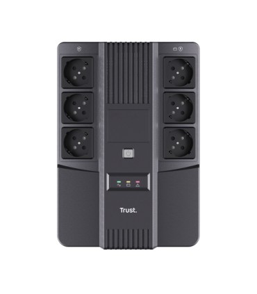 TRUST UPS MAXXON 800VA DA TAVOLO23326 MAXXON 800VA UPS WITH 6 STANDARD WALL POWER