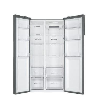 HAIER FRIGO HSR3918ENPG INOX (E) 528LT  SENZA DISPENSER(HxPxL)177.5x64.7x90.8cm, No frost, Ultraslim