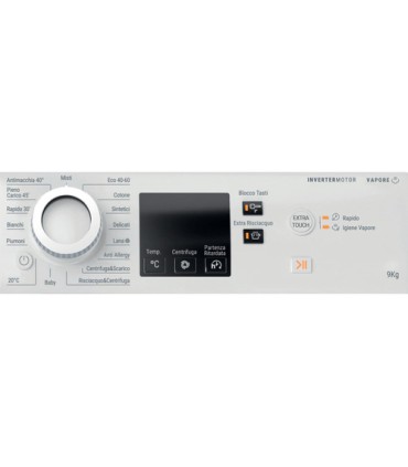 HOTPOINT LAVAT.NFR79W IT 9KG(A-10%)1400L1400GGINVERTERVAPORERIMUOVE PIU DI 100 MACCHIE A 4