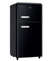 DCG FRIGO MF110BCDP NERO RETRO' (E)DOPPIA PORTA (HxPxL) 102.2x48.9x45.1cm, Statico, Design retrò