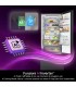 LG FRIGO GBBS322CPY INOX (C) 375lt (HxPxL)203x67,4x59.7cm, Total no frost, Inverter