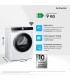 SAMSUNG ASCIUGAT.DV90DG6845LK 9Kg (A) Oblò NEROAI CONTROL,PORTA REVERSIBILE, POMPA DI CALORE,