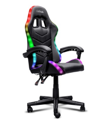 TRUST SEDIA GAMING GXT-704 RONIQ BLACK25979 - Roniq Sedia da gaming, illuminazione RGB