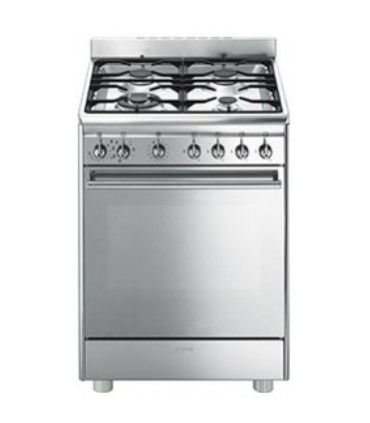 SMEG CUCINA CX68MF8-2 60X60 INOX VENTILFORNO ELETTRICO VENTILATO PROGR.PIZZA.COLORE INOXV