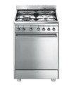 SMEG CUCINA CX68MF8-2 60X60 INOX VENTILFORNO ELETTRICO VENTILATO PROGR.PIZZA.COLORE INOXV