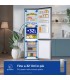 SAMSUNG FRIGO RB38C600CS9/EF INOX (C) 390LT  (HxPxL)203x65.8x59.5cm,TotalNoFrost, Inverter, AI