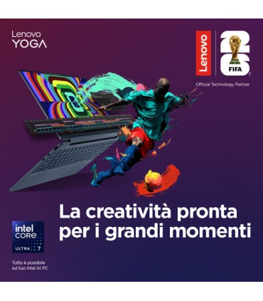 Lenovo Yoga Notebook Slim 7 | Display 14'' WUXGA (1920x1200) OLED | Processore INTEL Ultra 7 256V | Memoria RAM 16GB | Memoria S