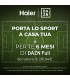 HAIER LAVAT. HW90-B14367GTUIT NERA 47cm Cabinet 9KG (A-25%)1400Giri, Direct Motion, 14Programmi