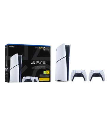 SONY PS5 SLIM DIGITAL + 2 DUAL SENSE