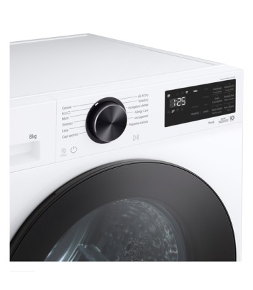 LG ASCIUGAT. RNX5008TLB 8KG (B) NEXT AI DRY, DUAL INVERTER, CONDENS. AUTOPULENTE(LxAxP)60x85x60cm,P.diCalore,TurboDry, AllergyCa
