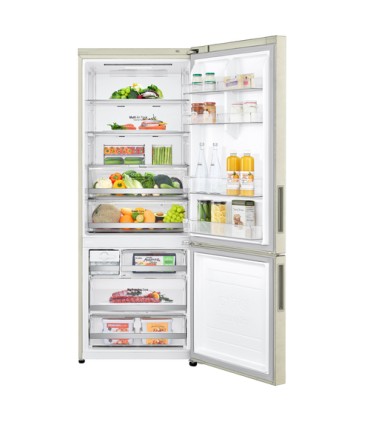 LG FRIGO GBB567SECMN 70CM SABBIA (E) 462LT  (HxPxL)185x74x70.5cm, Total no frost, Porte revers