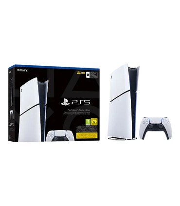 Sony Interactive Entertainment PlayStation 5 Digital Edition 825 GB Wi-Fi Nero, Bianco