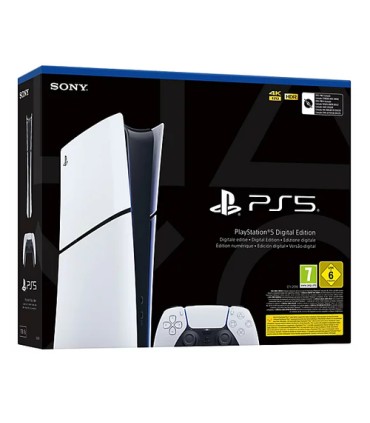 Sony Interactive Entertainment PlayStation 5 Digital Edition 825 GB Wi-Fi Nero, Bianco
