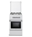 DE LONGHI CUCINA DL554GW2 BIANCA 50X50Valv.diSicurezza, Forno Gas, Coperchio, 4Fuochi