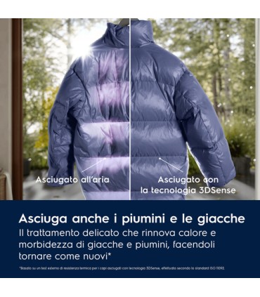ELECTROLUX ASCIUGAT. EW7H4E10BY 10KG (B) INVERTERP.diCalore,3DSense, DelicateCare, Hygiene, MixCare