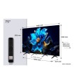 TCL LCD 75 P79K UHD QLED  75 UHD QLED  GOOGLE TV DOLBY VISON-ATMOS