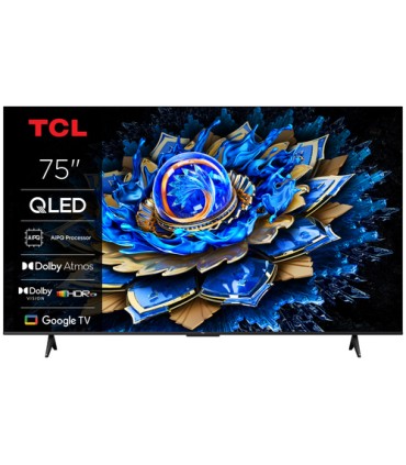 TCL LCD 75 T69C UHD QLED  75 UHD  QLED  GOOGLE TV DOLBY VISON-ATMOS