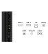 TCL LCD 75 T69C UHD QLED  75 UHD  QLED  GOOGLE TV DOLBY VISON-ATMOS