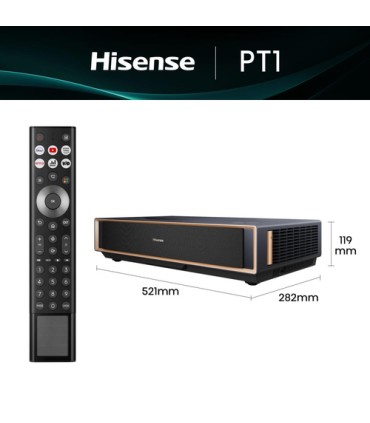 HISENSE  VIDEOP. LASER PT1 80-150 POLLICI-TRIPLO LASER 4K UHD 2500ANSI