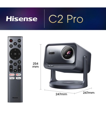 HISENSE  VIDEOP. LASER MINI  C2 PRO65-300 4K UHD 2600ANSI LUMENS SMART