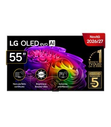 LG OLED evo 55G64LW UHD55 Processore a11 Gen3 con Ai  HyperRadiant Color
