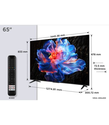TCL Serie Smart TV 4K Ultra HD 65" 65P69K, Dolby Audio, HDR10+, Google TV
