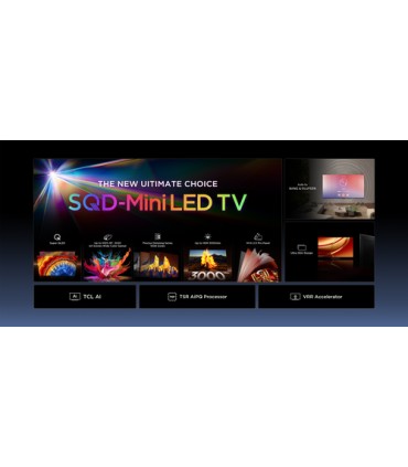 TCL LCD 55 C8L SQD MINILED    55 UHD MINI LED SQD GOOGLE TV 144 HZ HDR 3000