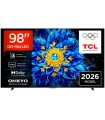 TCL LCD 98 98P8L MINI LED UHD GOOGLE TV98 144 HZ   MINiLED CASSE ONKIO 30W