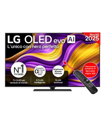 LG OLED evo AI OLED55G56LS TV Serie G5S 55'' 4K, α11 Gen2, Brightness Booster Ultimate, 60W, 4 HDMI 165Hz, Smart TV 2025