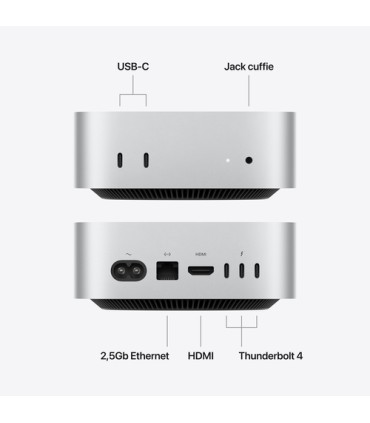 APPLE MAC MINI M6 MHQK4TY/A 16/256GBM6 chip with 12 core CPU and 12 core GPU