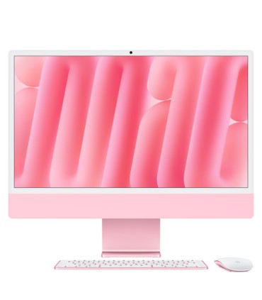 Apple iMac 24"Retina Display 4,5K, Chip M4 con CPU 8‑core, GPU 8‑core, 16GB, 256GB SSD, Rosa