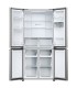 Haier HCR3818EWMM Libera installazione 463 L Platino, Acciaio inox