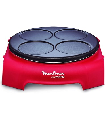 Moulinex PY312511 Accessimo Pancake Partito Tondo Rosso