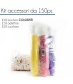 kit accessori cialde 150pz bicchieri