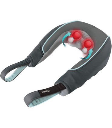 Massaggiatore Cervicale Shiatsu per Schiena,Collo e Spalle con Calore,HoMedics NMS-255